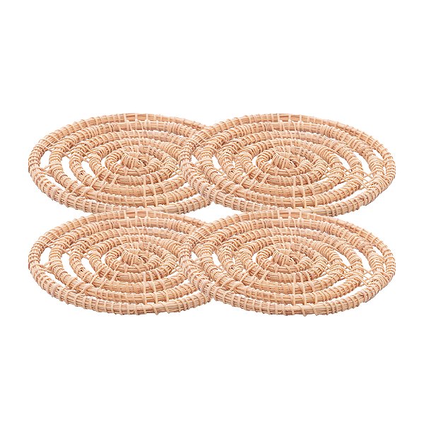 Porta Copos Nature - 4 peças