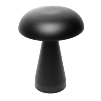 Luminária Mushroom Preta