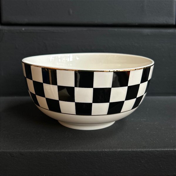Bowl Quadri Gold