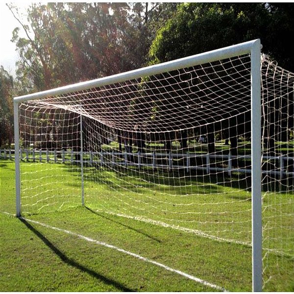 Par Rede Gol Futebol de Campo Fio 8 -  México Nylon