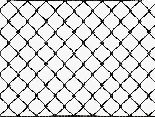 Rede Para Beach Tennis Fio 2 Malha 5 x 5 cm em Polietyleno (NYLON) 100 % Virgem - Medias - 7 x 35 = 245 M² - Fardo