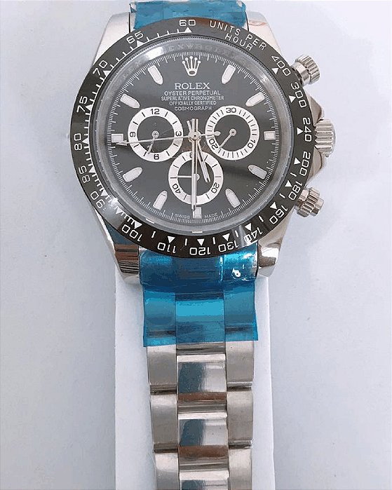 rolex daytona preto