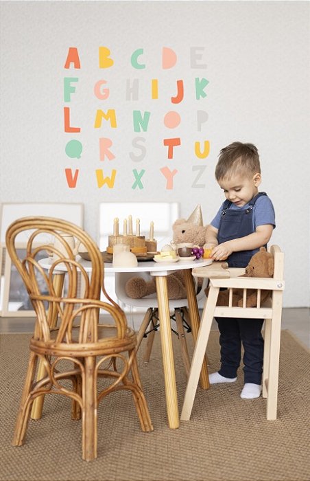 LETRAS DO ALFABETO - COLORIDO