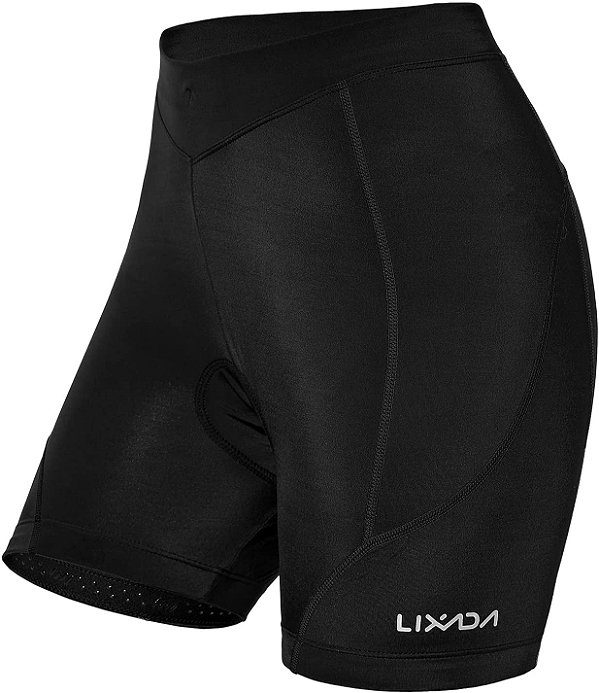 Tomshin Shorts acolchoados de bicicleta femininos para ciclismo Roupa interior acolchoada 3D