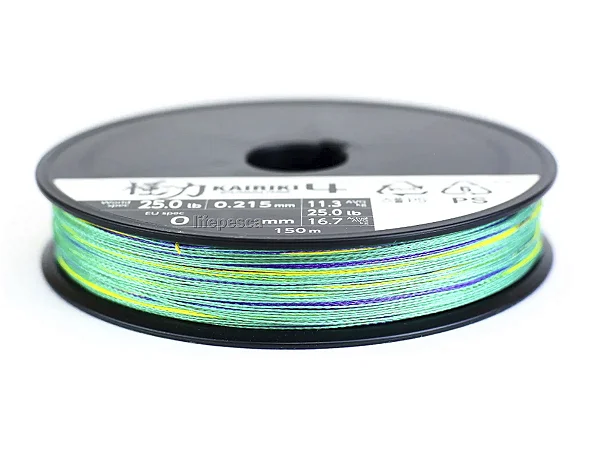 Linha Multi Shimano Kairiki 4 LDM54TE - 0,23mm 30Lb 150m