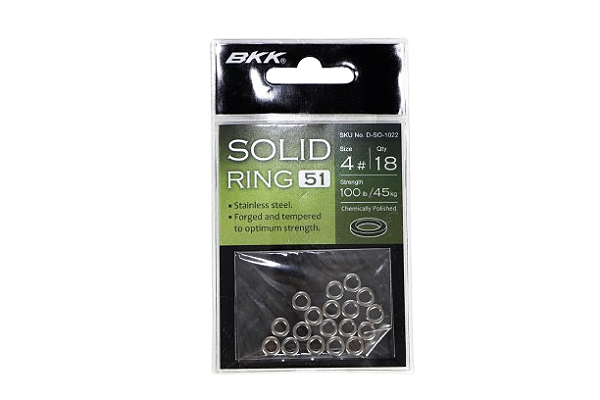 Argola Solida Solid Ring-51 Tamanho 04 Pacote c/ 18un - 45kg