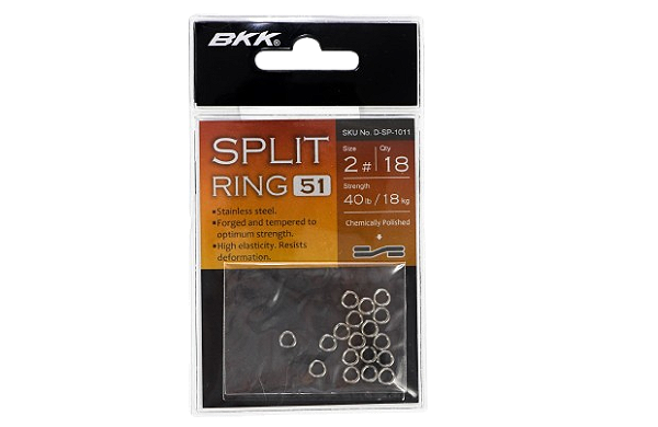 Argola Split Ring-51 tamanho 02 - Pacote c/ 18un - 18kg