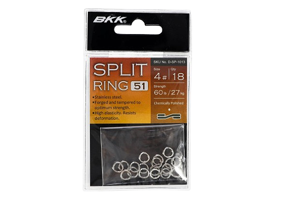 Argola Split Ring-51 tamanho 04 - Pacote c/ 18un - 27kg