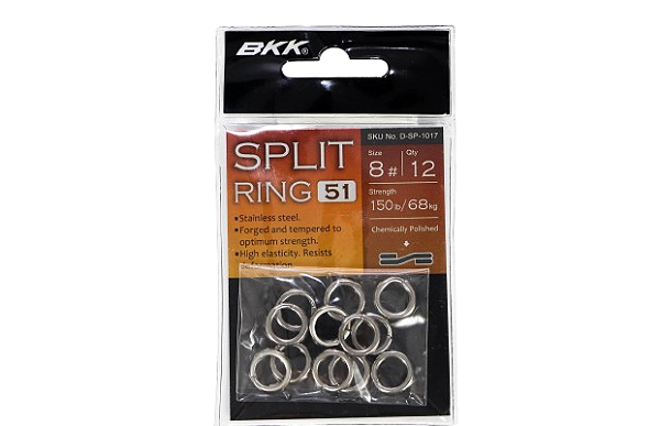 Argola Split Ring-51 tamanho 08 - Pacote c/ 12un - 68kg