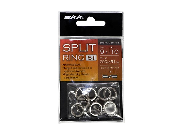 Argola Split Ring-51 tamanho 09 - Pacote c/ 10un - 91kg