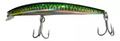 Isca Sea Minnow 15cm 33g Pesca Oceanica Sea Fishing Cor Firetiger Wahoo