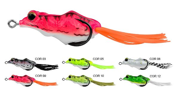 Isca Artificial Top Frog XY-39 5,5cm 9,5g Albatroz Superfície Cor 09
