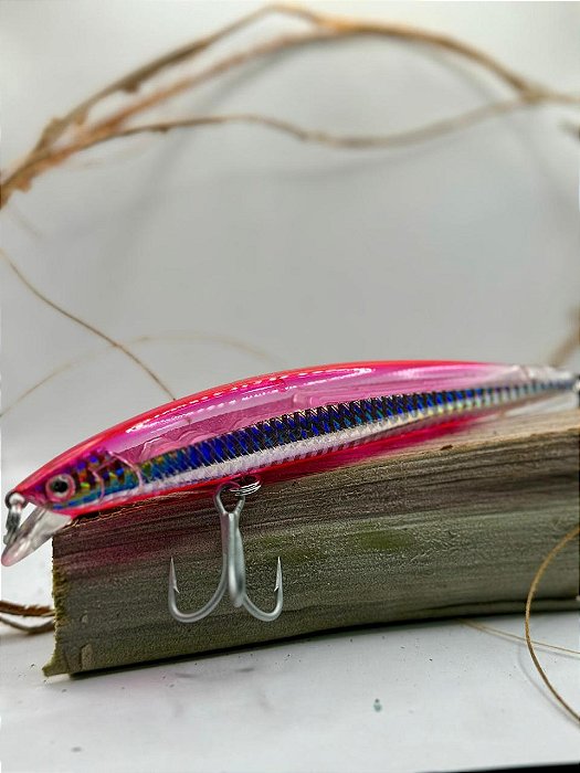 Isca Sea Minnow 15cm 33g Pesca Oceanica Sea Fishing Cor HOT PINK
