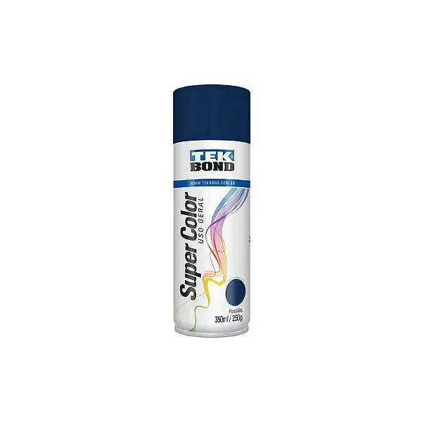 SPRAY AZUL ESCURO 350ML TEK BOND CAIXA C/6