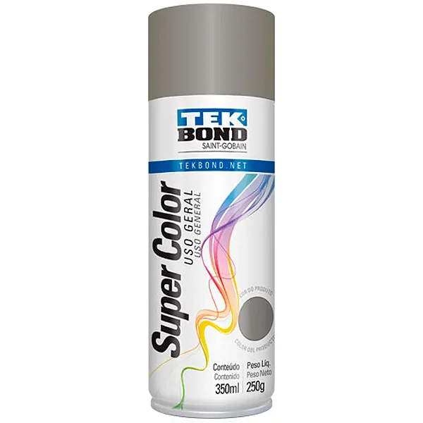 SPRAY PLATINA 350ML TEK BOND CAIXA C/ 6