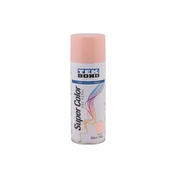 SPRAY ROSA USO GERAL 350ML TEK BOND CAIXA C/ 6