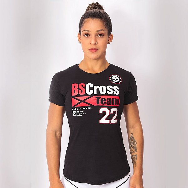 Camiseta fem. Team BSCross 22 - Preta