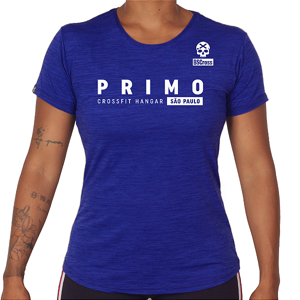 Camiseta Feminina Personalizável Exclusive Team - BS Cross - Azul