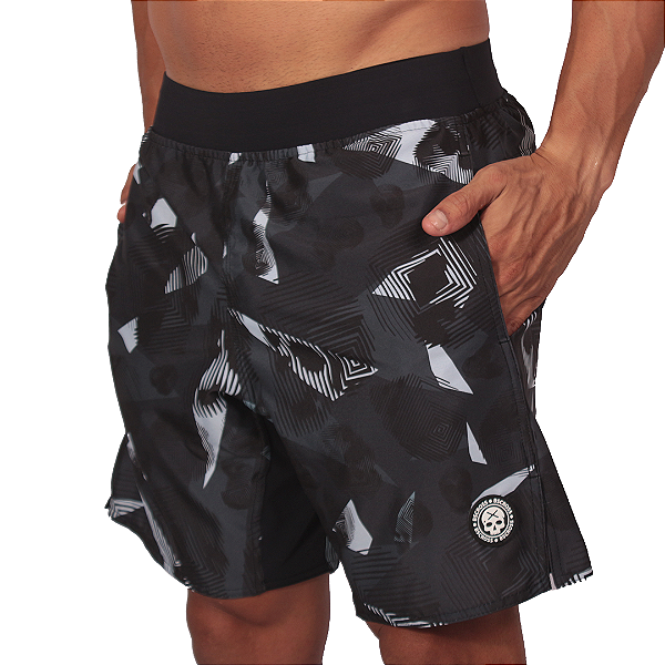 Short masc. Geometric Skull