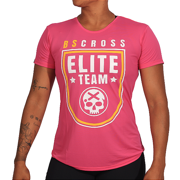 Camiseta fem. Elite BS - Rosa
