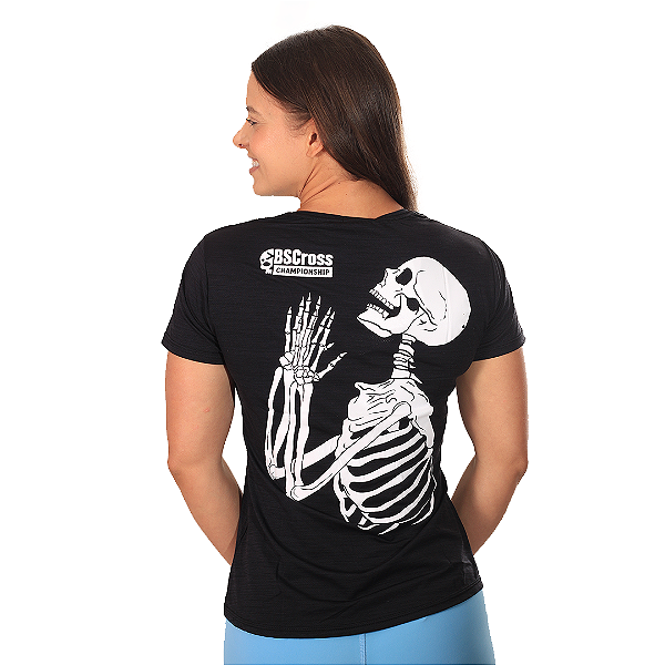 Camiseta fem. Skull Pray