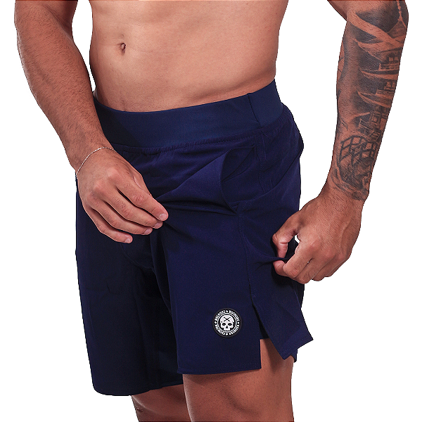 Short masc. Térmico BSCross Texturizado - Marinho
