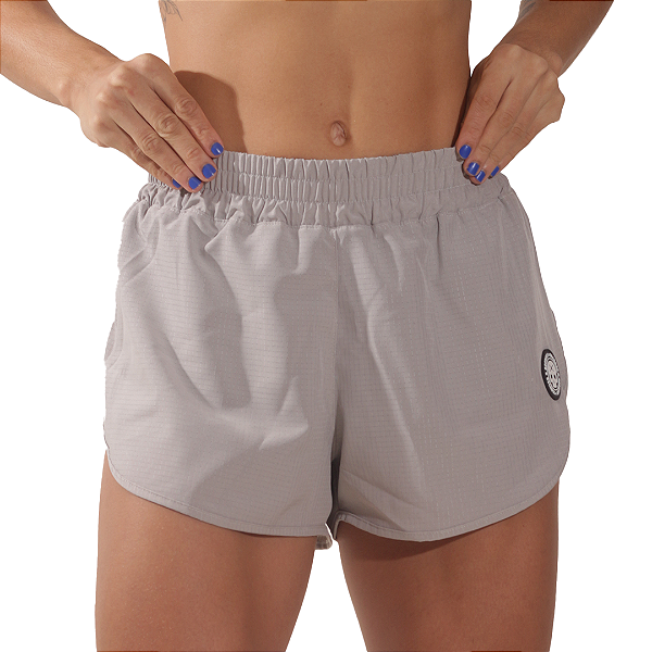 Short fem Curto C/cos  BS - Cinza