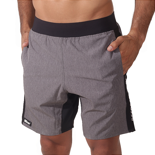 Short masc. Lateral BSCross - Cinza