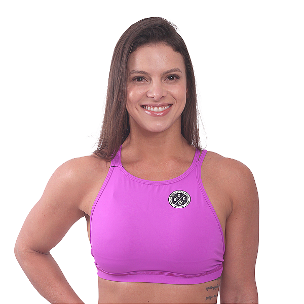 Top BSCross Front Crazy Style - Rosa