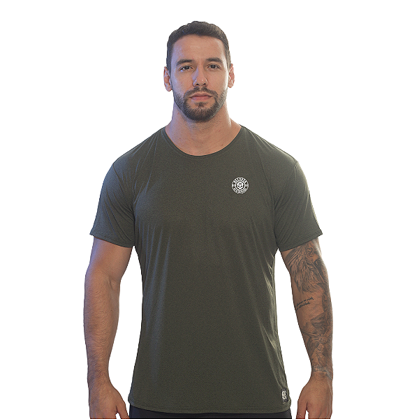 Camiseta Mas. Old School Basic - Verde