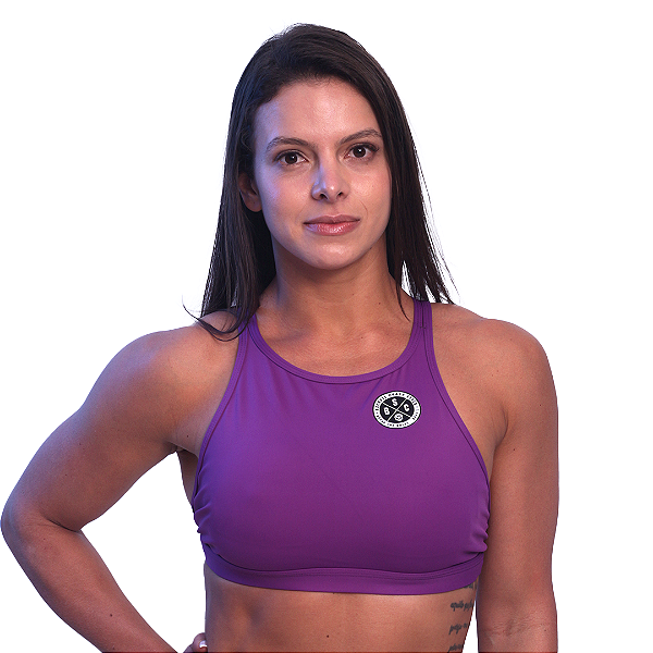 Top Front Crazy Style - Roxo