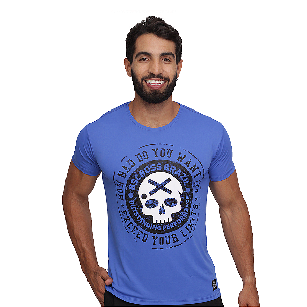 Camiseta Mas. How Bad - Azul Royal