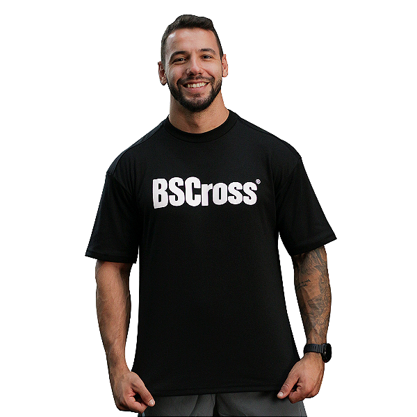 Camiseta Mas. Oversized BS - Preto
