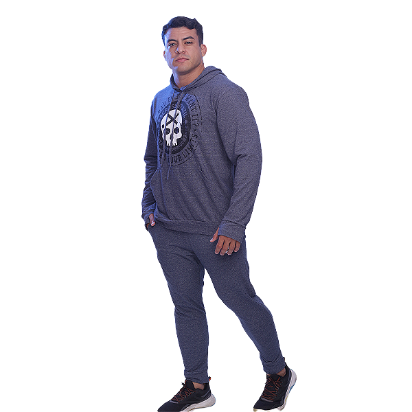 Conjunto Moletom BS - Azul mescla