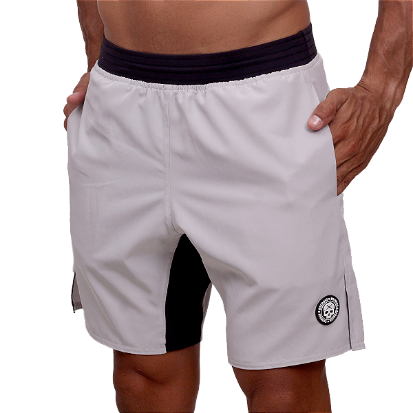 Short mas. BS Running - Cinza claro