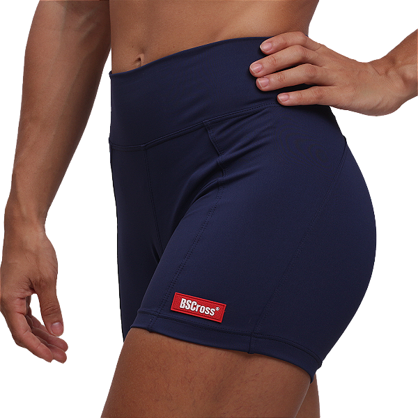 Short Fem c/ rec intermed BS  - Azul Marinho