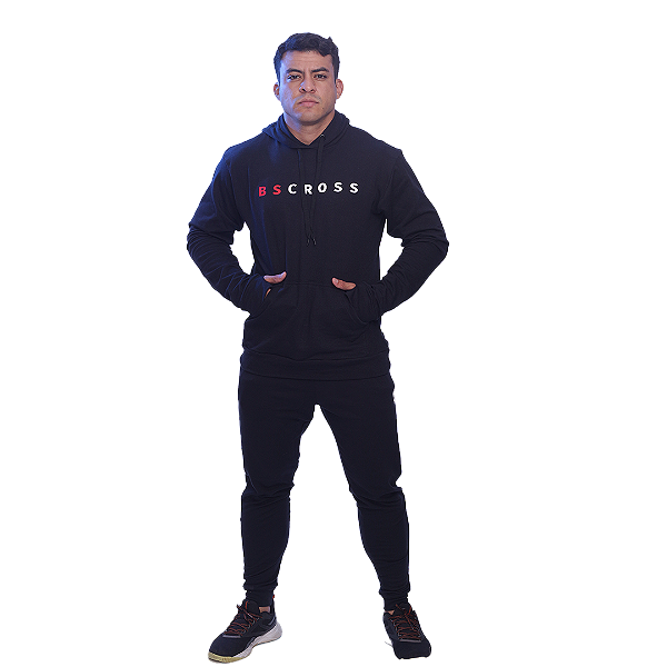 Conjunto Moletom BS - Preto