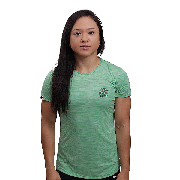 Camiseta fem. Crossfitter - Verde Claro