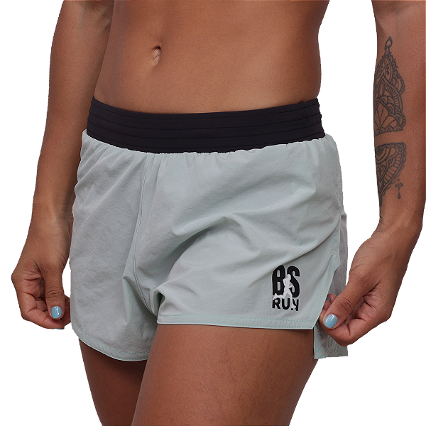 Short fem. tactel Run - Verde Claro