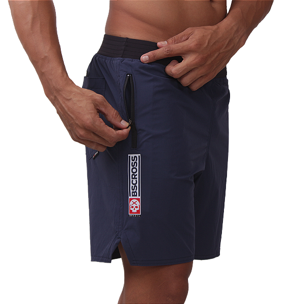 Short mas. BS Impermeável c/ ziper - Pirata