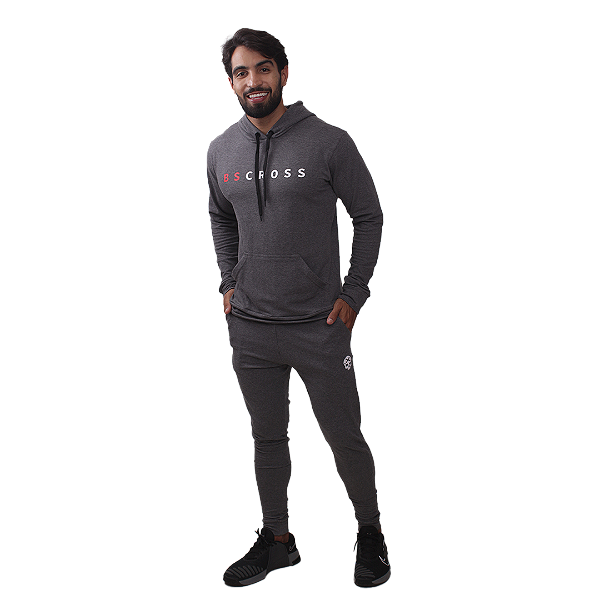 Conjunto Moletom BS - Cinza