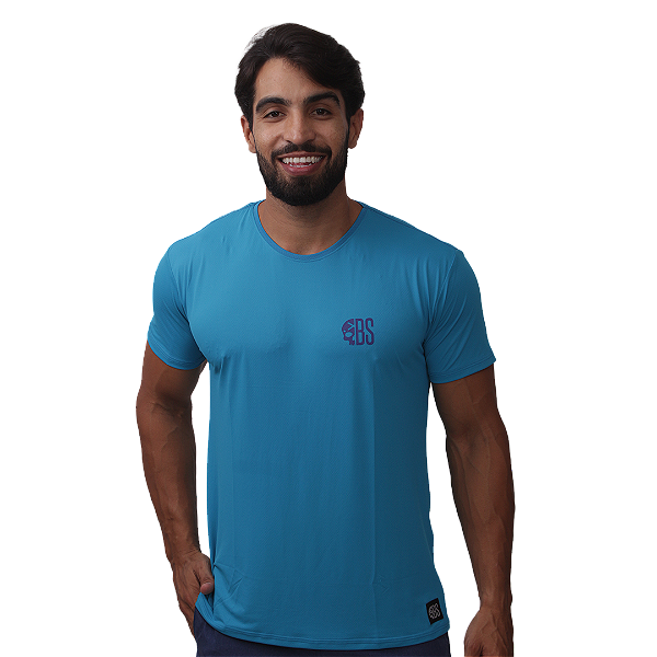 Camiseta Mas. BS Kettlebell Swing - Azul