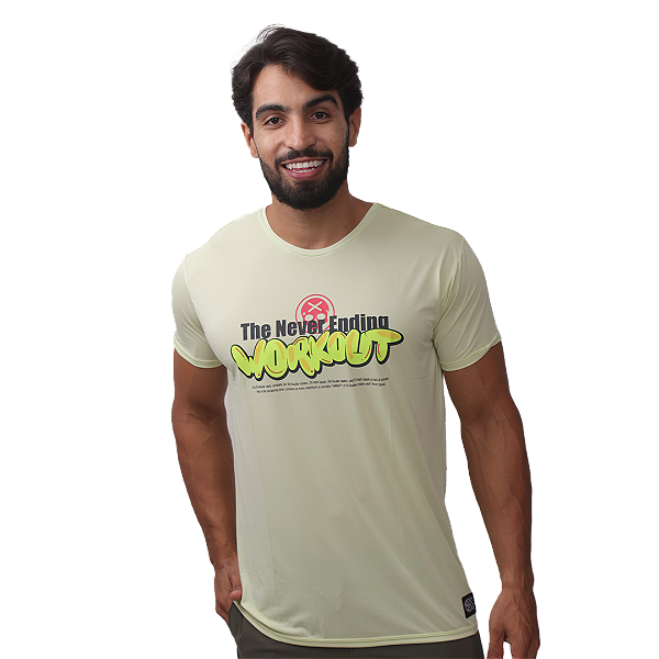 Camiseta Mas. BS Workout - Verde Flash