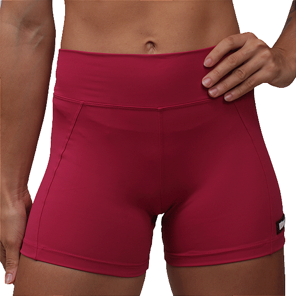 Short fem. BS Levanta Bumbum - Vinho