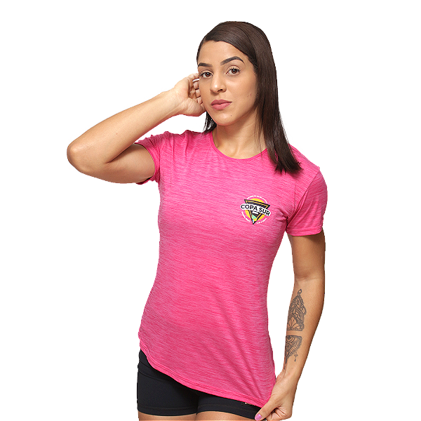 Camiseta Fem. Copasur 2025 Toes To Bar - Rosa
