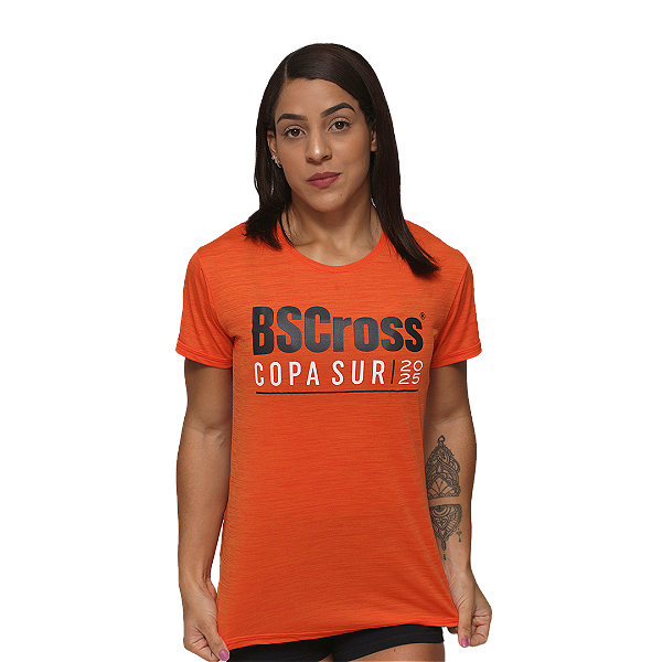 Camiseta Fem. Copasur 2025 Dumbbell - Laranja