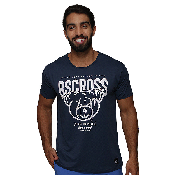 Camiseta Mas. Bear BSCross - Marinho