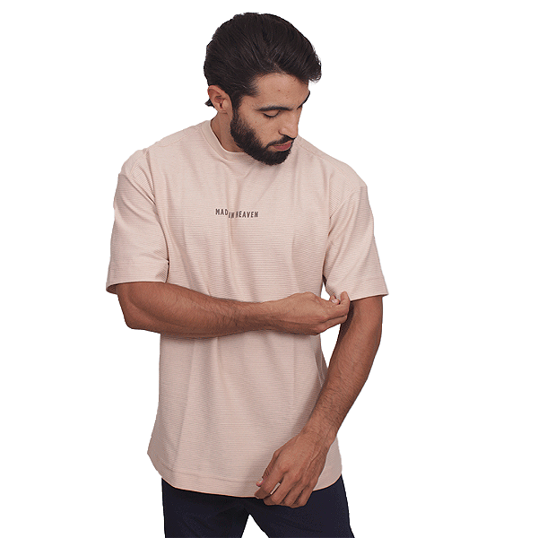 Camiseta Mas. Big Oversized BS  - Palha