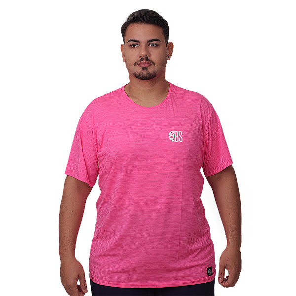 Cam Masc. Plus SIze Bs - Rosa