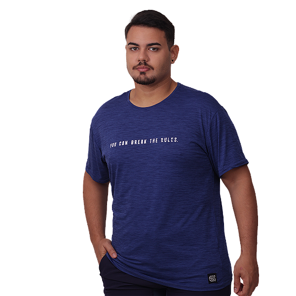 Cam Masc. Rules  Plus SIze Bs - Azul Marinho